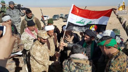 مشاركة مبلغي لجنة الارشاد والتعبئة في تحرير البعاج من عصابات داعش