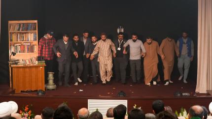 "سيد الكلام" عرض مسرحي لشعبة الثقافة الإسلامية يجسّد سيرة الإمام علي (ع) ضمن فعاليات أسبوع وليد الكعبة