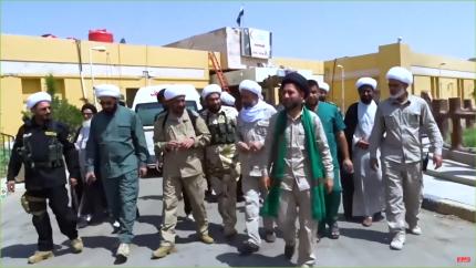 جانب من الدعم الطبي للجنة الارشاد والتعبئة للدفاع عن عراق المقدسات للمقاتلين (2)