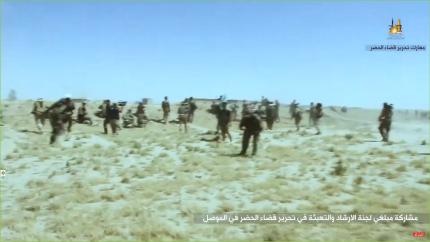 مشاركة مبلغي لجنة الارشاد والتعبئة للدفاع عن عراق المقدسات في تحرير الحضر