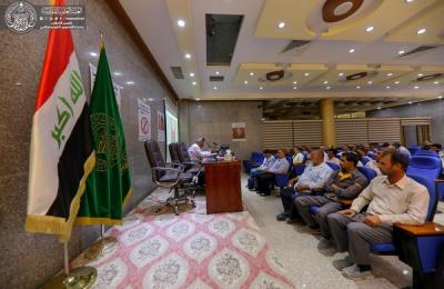 شعبة تنمية الموارد البشرية تقيم ندوة لمكافحة ظاهرة التدخين بالتعاون مع دائرة صحة النجف الاشرف