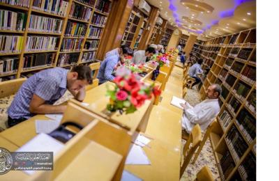 مكتبة الروضة الحيدرية ترفد أقسامها بـــ 16,408 ألف كتاب ورسائل جامعية ومجلاّت علّمية خلال 9 أشهر