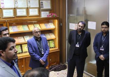 وفود من دول أمريكا وكندا وأوغندا وكينيا يبدون إعجابهم بمكتبة الروضة الحيدرية 