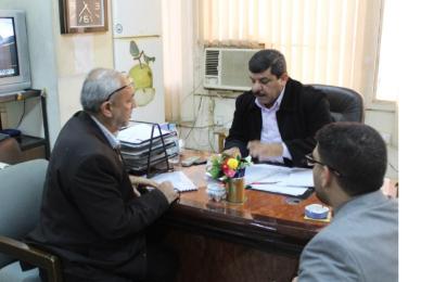 وفد العتبة العلوية المقدسة يزور المكتبة المركزية في جامعة بغداد ويتفق على آليات للتعاون المشترك