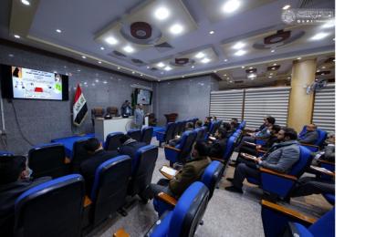 مجمع الروضة الحيدرية في العتبة العلوية يقيم دورات في ( فن التعامل مع الزائرين )