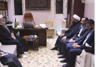 وفد مركز تراث البصرة في ضيافة العتبة العلوية المقدسة