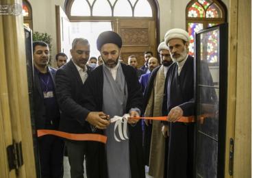ضمن فعاليات مهرجان وليد الكعبة .. قسم الشؤون الفكرية والثقافية في العتبة العلوية المقدسة يفتتح معرضاً للخط العربي