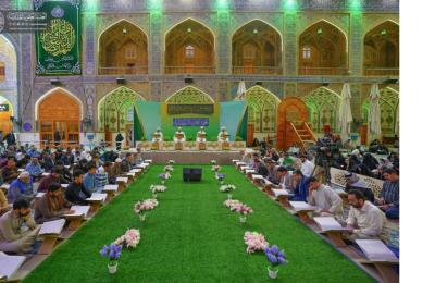 العتبة العلوية ...اطلاق البرامج القرآنية الرمضانية في رحاب مرقد أمير المؤمنين (عليه السلام)
