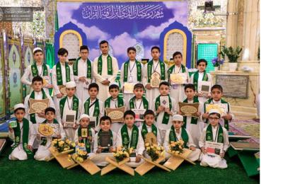 دار القرآن الكريم في العتبة العلوية تقيم مسابقة حول سيرة الإمام الحسن ( ع) خلال الختمة القرآنية الخاصة بالبراعم