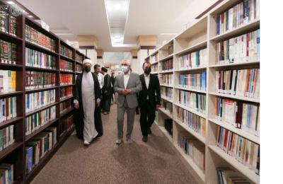 العتبة العلوية المقدسة تفتتح (مكتبة الروضة الحيدرية ) في مقرها الجديد