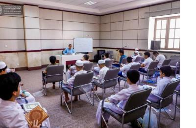 ضمن برامج العطلة الصيفية دار القرآن الكريم تقيم دورة للفتية ورعاية المواهب