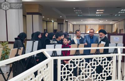 مركز التبليغ القرآني الدولي في العتبة الحسينية المقدسة يزور قسم الشؤون الفكرية والثقافية