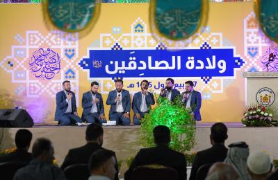 العتبة العلوية المقدسة تشارك العتبة الحسينية احتفالها بالمولد النبوي الشريف 