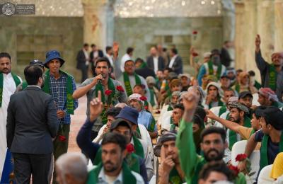 بمناسبة عيدهم الوطني .. العتبة العلوية المقدسة تحتفي بشريحة العمال من محافظة النجف الأشرف