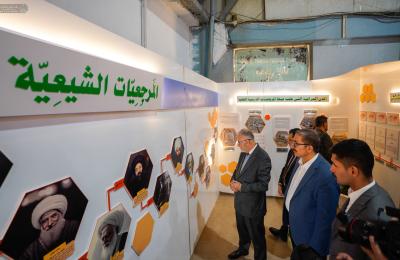 العتبة العلويّة المقدّسة تفتتح" متحف الألفية" في معرض النجف للكتاب .. رحلة بصريّة عبر 10 قرون من العلم والجهاد