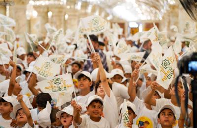 ضمن فعاليات أسبوع الغدير الأغرّ .. 1000 يتيم من مؤسسات النجف الخيرية يشاركون في مسيرة أحبّاء عليّ (ع)