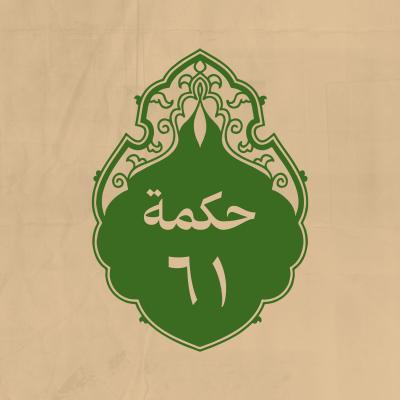 الحكمة 61 