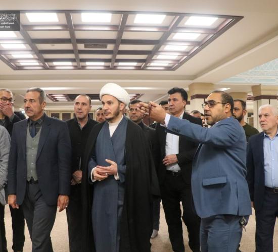  وفد تربوي من محافظة كركوك يزور مكتبة الروضة الحيدرية ومعرض نشاطات قسم الشؤون الفكرية والثقافية في العتبة العلوية المقدسة