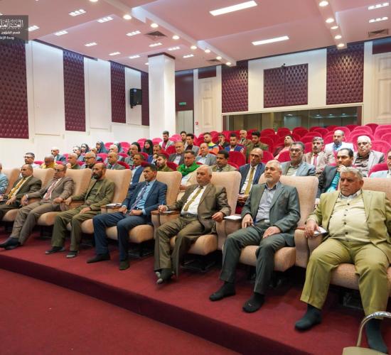 وفد  من محافظة واسط يزور مكتبة الروضة الحيدرية ومعرض نشاطات قسم الشؤون الفكرية والثقافية في العتبة العلوية المقدسة
