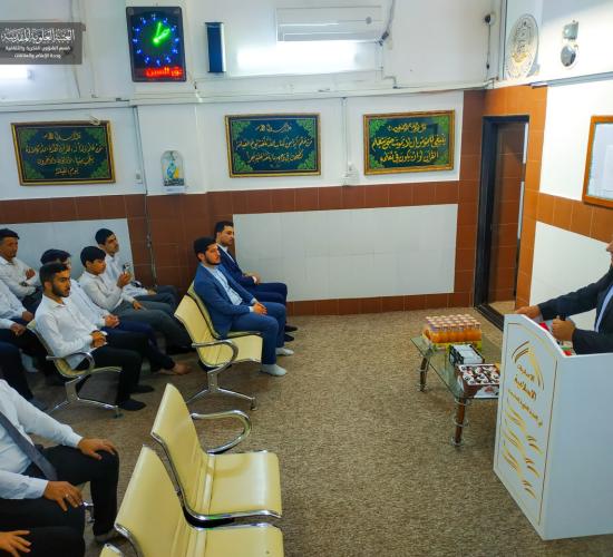الإعداديات الإسلامية في العتبة العلوية المقدسة تحتفل بذكرى ولادة منقذ البشرية الإمام الحجة المنتظر (عجل الله تعالى فرجه الشريف)