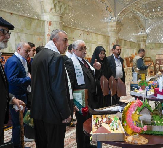 المعرض التشكيلي ضمن فعاليات مهرجان باب العلم التربوي الأول