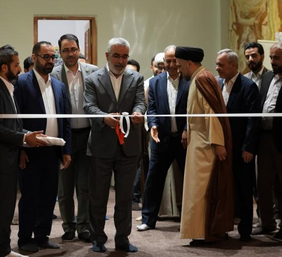 ضمن فعاليات أسبوع الغدير الدولي الثالث عشر .. الأمين العام للعتبة العلوية المقدسة يفتتح معرض اللوحات الفنية