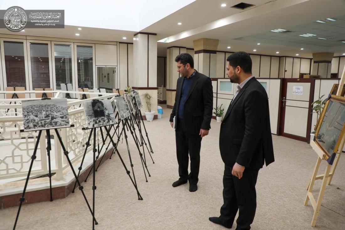 زيارة مدير العلاقات الدولية  في جامعة فردوسي في الجمهورية الإسلامية الإيرانية مكتبة الروضة الحيدرية ومعرض شعبة التراث في العتبة العلوية المقدسة | 