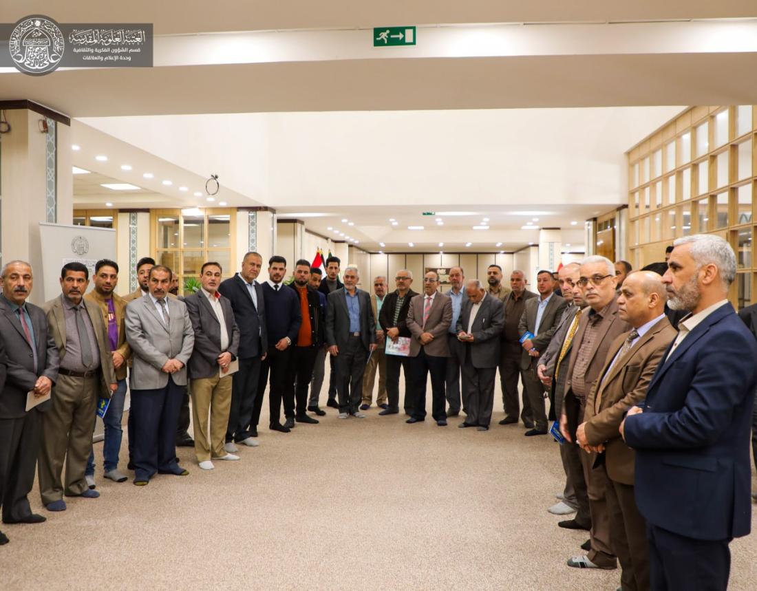  وفد  من محافظة البصرة  يزور مكتبة الروضة الحيدرية ومعرض نشاطات قسم الشؤون الفكرية والثقافية في العتبة العلوية المقدسة | 