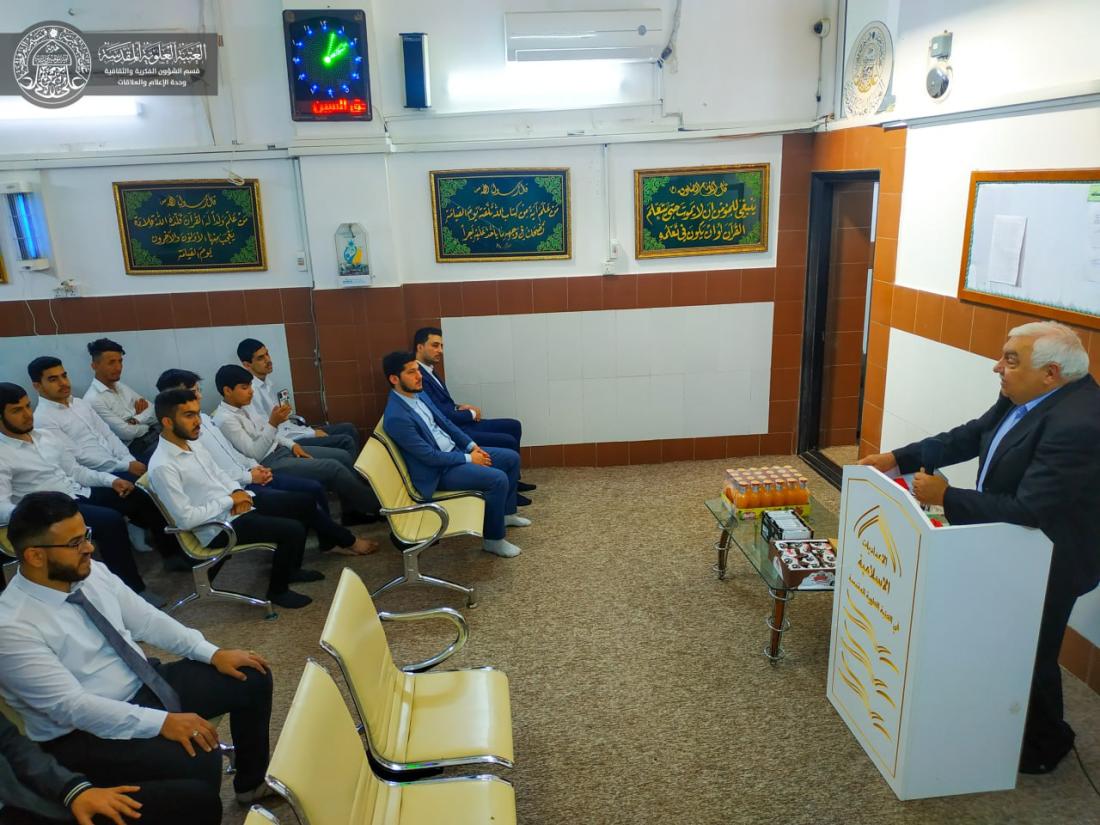 الإعداديات الإسلامية في العتبة العلوية المقدسة تحتفل بذكرى ولادة منقذ البشرية الإمام الحجة المنتظر (عجل الله تعالى فرجه الشريف) | 