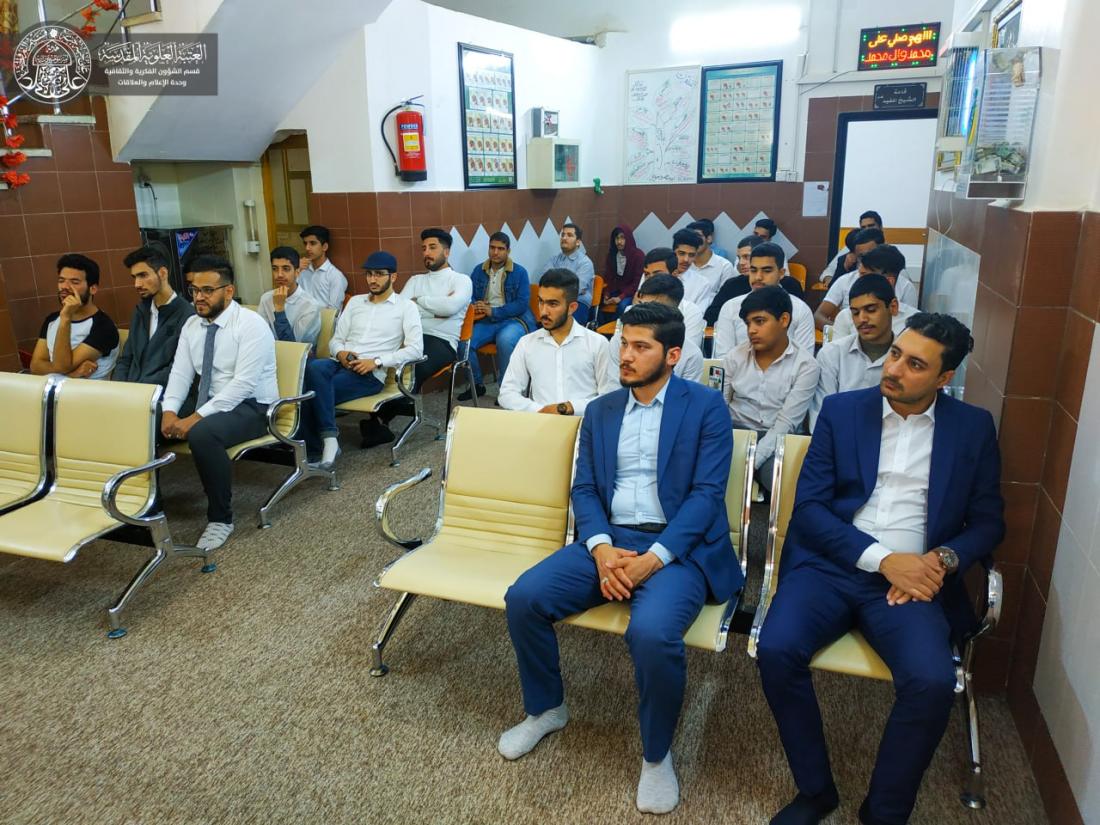 الإعداديات الإسلامية في العتبة العلوية المقدسة تحتفل بذكرى ولادة منقذ البشرية الإمام الحجة المنتظر (عجل الله تعالى فرجه الشريف) | 