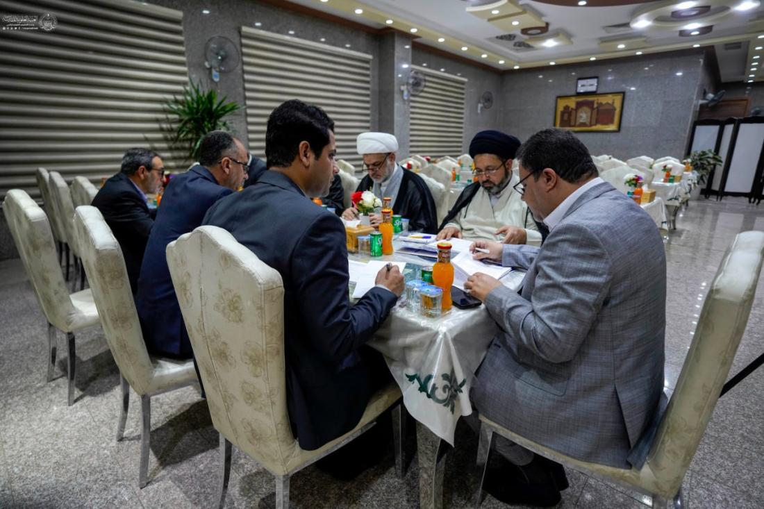 استعداداً لإطلاق مؤتمر الغدير الدولي الأول ... العتبة العلوية المقدسة تناقش المنهاج العلمي | 