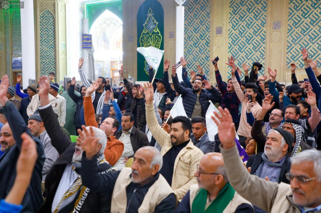 المنصة  العلوية بمناسبة ولادة الأقمار الشعبانية المباركة ١٤٤٥هـ  | 