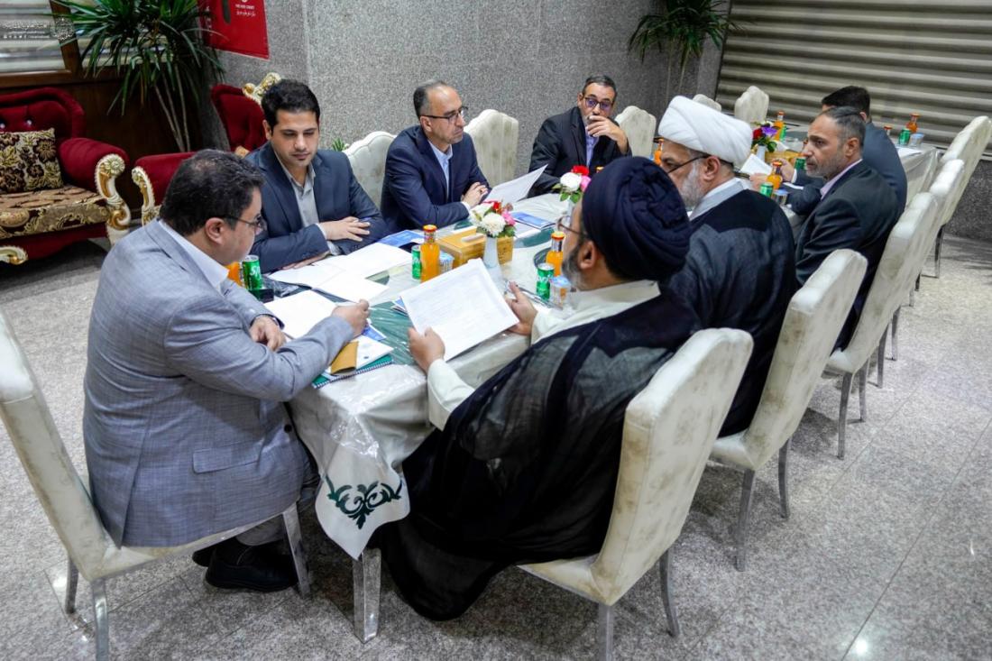 استعداداً لإطلاق مؤتمر الغدير الدولي الأول ... العتبة العلوية المقدسة تناقش المنهاج العلمي | 