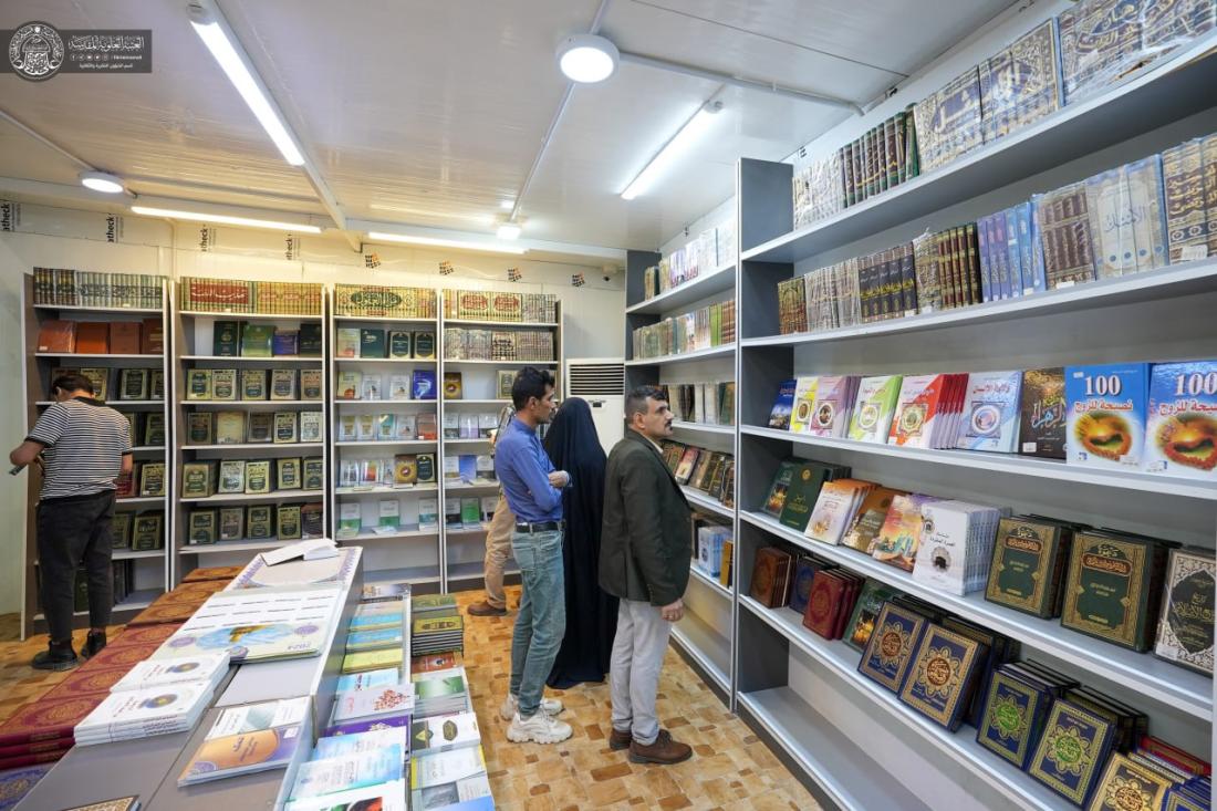معرض الكتاب الدائم في العتبة العلوية المقدسة يشهد تنوع الكتب العلمية والثقافية والدينية وتفاسير المصحف الشريف وإصدارات العتبة العلوية المقدسة والمجلات العلمية المحكمة | 