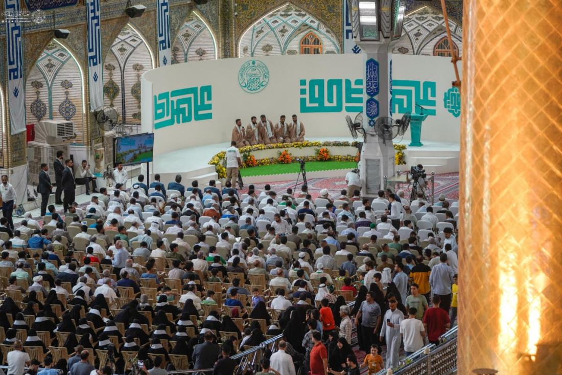 من ضمن فعاليات أسبوع الغدير الدولي الثالث عشر .. الصحن العلوي المطهر يشهد فعاليات مهرجان (أنت العلي الإنشادي الدولي) | 