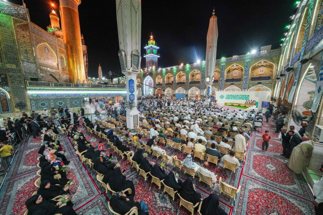 من ضمن فعاليات أسبوع الغدير الدولي الثالث عشر .. الصحن العلوي المطهر يشهد فعاليات مهرجان (أنت العلي الإنشادي الدولي) | 
