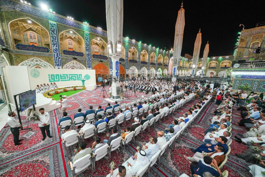 من ضمن فعاليات أسبوع الغدير الدولي الثالث عشر .. الصحن العلوي المطهر يشهد فعاليات مهرجان (أنت العلي الإنشادي الدولي) | 