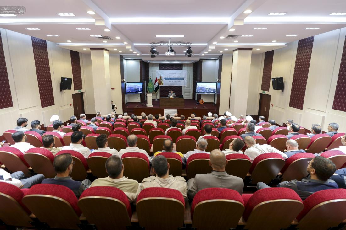 وفد من أساتذة وطالبات كلية التربية للبنات في جامعة الكوفة يزور مكتبة الروضة الحيدرية | <br />
<b>Deprecated</b>:  htmlspecialchars(): Passing null to parameter #1 ($string) of type string is deprecated in <b>/home3/imamali/public_html/fikria/view/img_report.php</b> on line <b>172</b><br />
