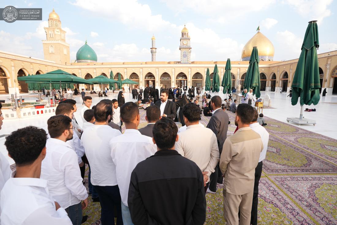 سفرات دينية وعلمية لطلبة الثانويات الإسلامية في العتبة العلوية المقدسة لزيارة الحرم العلوي المطهر ومسجد الكوفة المعظم ومكتبة الروضة الحيدرية والمزارات الشريفة | 
